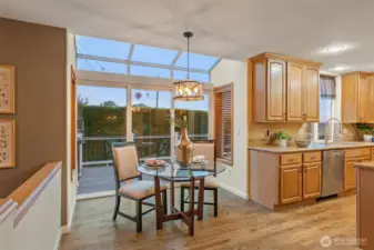 Breakfast nook.