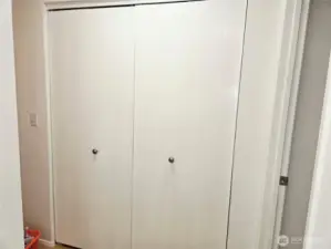 2 of 2 of the storage closets in the hall.