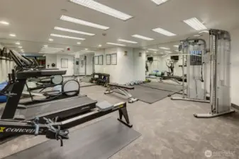 Private Gym. This space operates on reservations so you will have it all to yourself when you want to workout