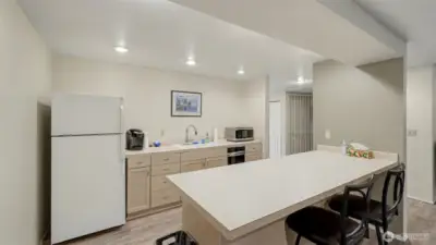 Kitchen area in Clubhouse