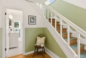 Step inside to hardwood floors and a warm, inviting welcome.