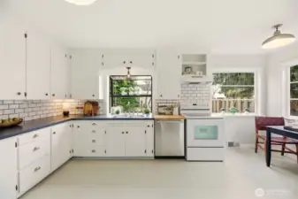 Thoughtfully updated while honoring the home’s historic character, including new flooring and fresh paint.