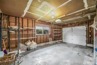 Spacious 1 car garage
