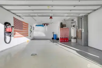 Attached garage 2 car