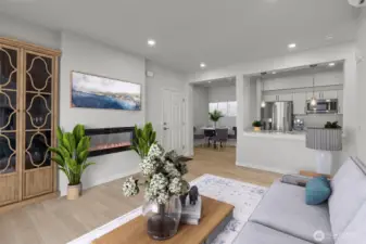 Highly functional and open floorplan.