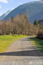 Trail access mere feet from your front door.