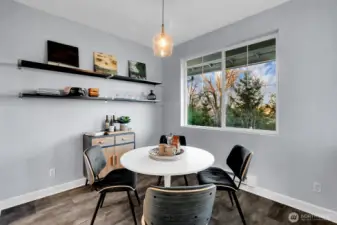 Kitchen dining area