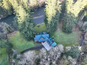 Float or Fish the Kalama River just steps off your back deck.