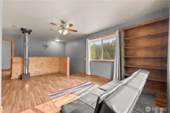 Upstairs sitting area