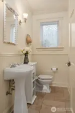 Main floor powder room