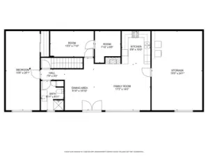 Lower level floorplan