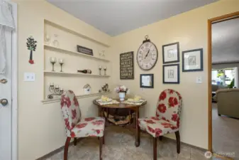 Kitchen eating nook