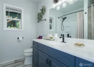 Downstairs full bath