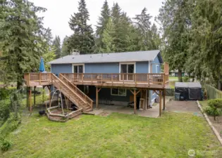 Fully Fenced Back Yard