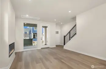 Upgraded metal stair rail