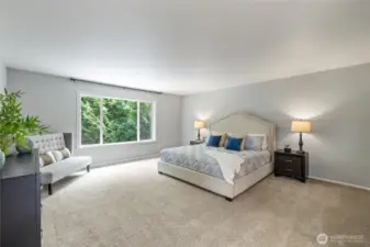 Yes ~ Than is a KING Size Bed, Sofa & Large Dresser, still plenty of space