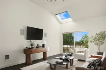 second floor - living room that is virtually staged