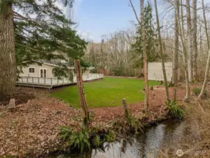 Just shy of an acre and mostly level!