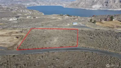 2.27 Acres Build Ready. Water, Power and Septic Design In Place. Appx Lot Lines. Looking West Towards Grand Coulee Dam. Dam Lights Up At Night.