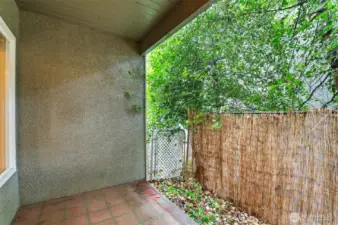 Fenced Patio