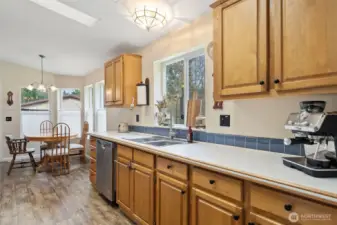 Nice Sized Eat in Kitchen with plenty of natural light.