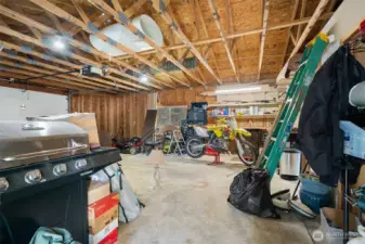 Lots of room in the garage for........