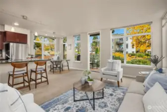 This open floor plan has 2+ walls of windows to let all the light in!