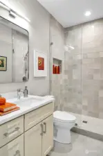 Lower Level Guest & 3/4  Bathroom.