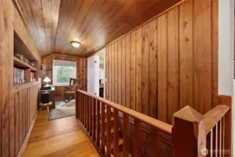 Upstairs reading nook