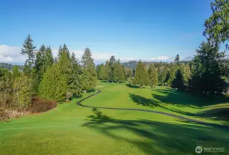 Number two fairway at the Port Ludlow golf course.