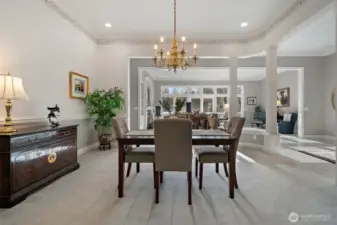 Formal dining room.