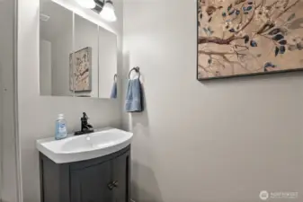 1/2 bath main floor