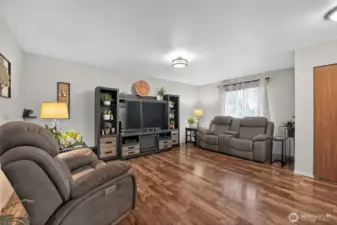 Upstairs living area