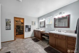 Primary Bath with walk in Closet