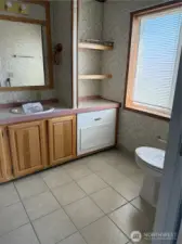 Other half of the primary vanity area.