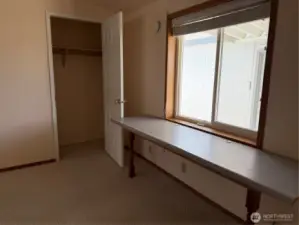 Second bedroom closet area.