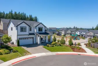Right next to the playground, just wait to see the side yard improvements that allow you to enjoy being in your own yard, yet still overlook the park next door!