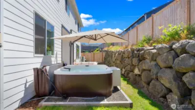 The perfect place to unwind after a long day and let your cares melt away...it's the ultimate self-pampering experience!