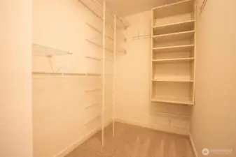 Primary Walk in Closet