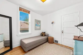 This 3rd bedroom is set up with a day bed for anyone who may need a time out from their day.