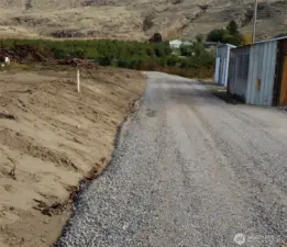 New gravel road to access all the parcels!