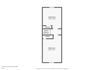 Upstairs floorplan