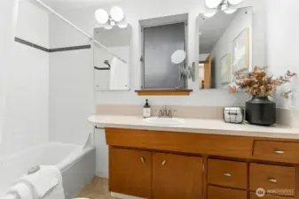 Full bathroom upstairs