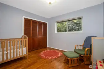 Bedroom #1 with reach-in closet