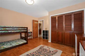 Bedroom #2 with reach-in closet