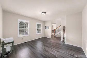 Downstairs office/den