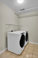 second floor laundry room