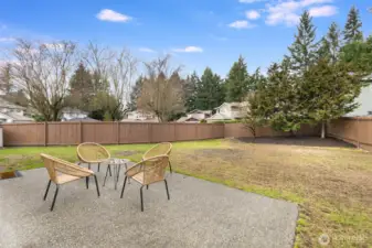 Brand-new fencing enhances both beauty and privacy.