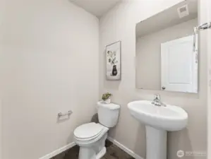 Downstairs Powder Room - Photos are for representational purposes only, colors, elevation and features may vary.