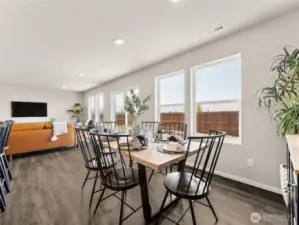 Dining Room & Living Room - Photos are for representational purposes only, colors, elevation and features may vary.